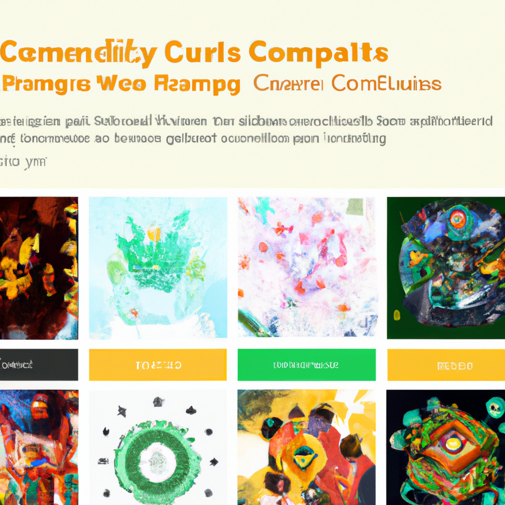 Gallery tile: community art and badges